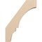 Ekena Millwork 5-inch W x 18-inch D x 24-inch H Balboa Rough Cedar Woodgrain TimberThane Knee Brace, Primed BRCUR05X18X24BOARCPR - alternate 4